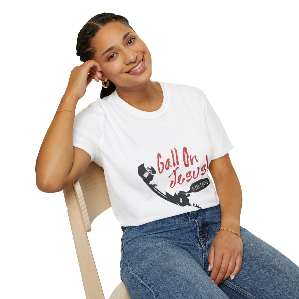 Call On Jesus White Tee