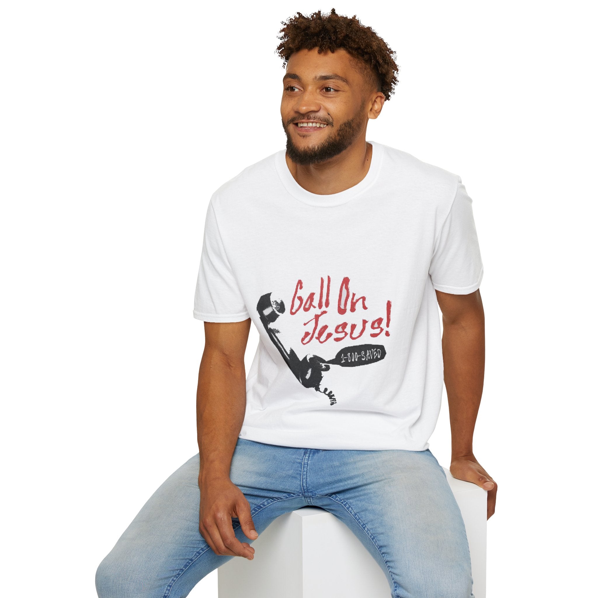 Call On Jesus White Tee